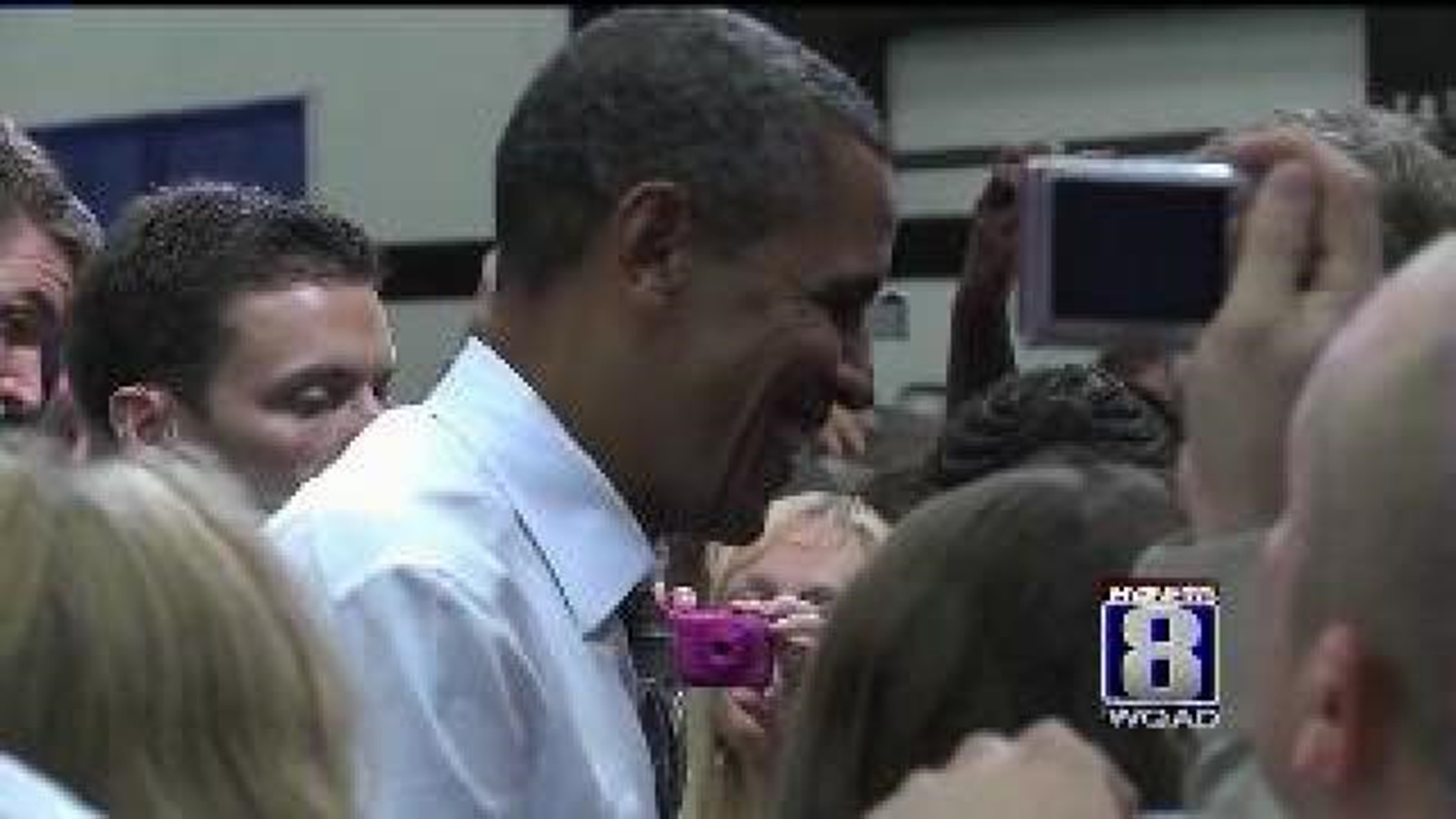 Obama Visits Cedar Rapids