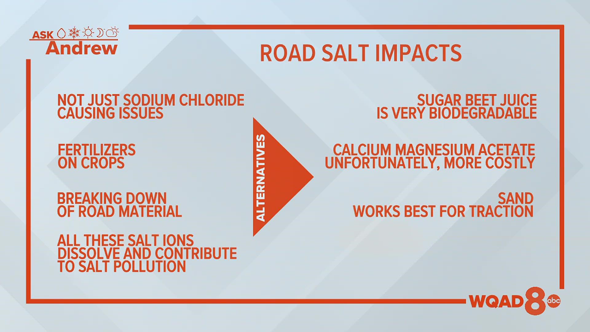 Road salt can pollute not only our local waterways, but it can also impact our drinking water, too.