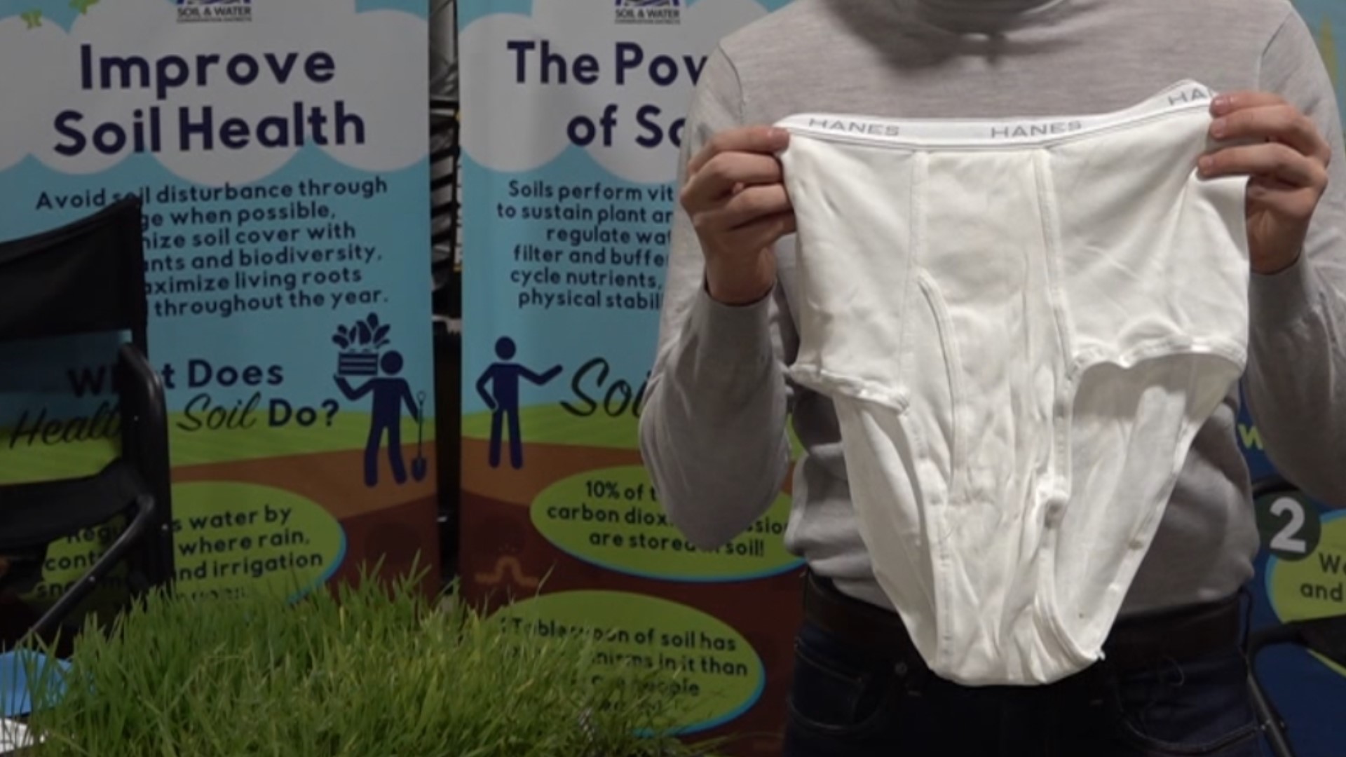 How farmers can test soil health with underwear