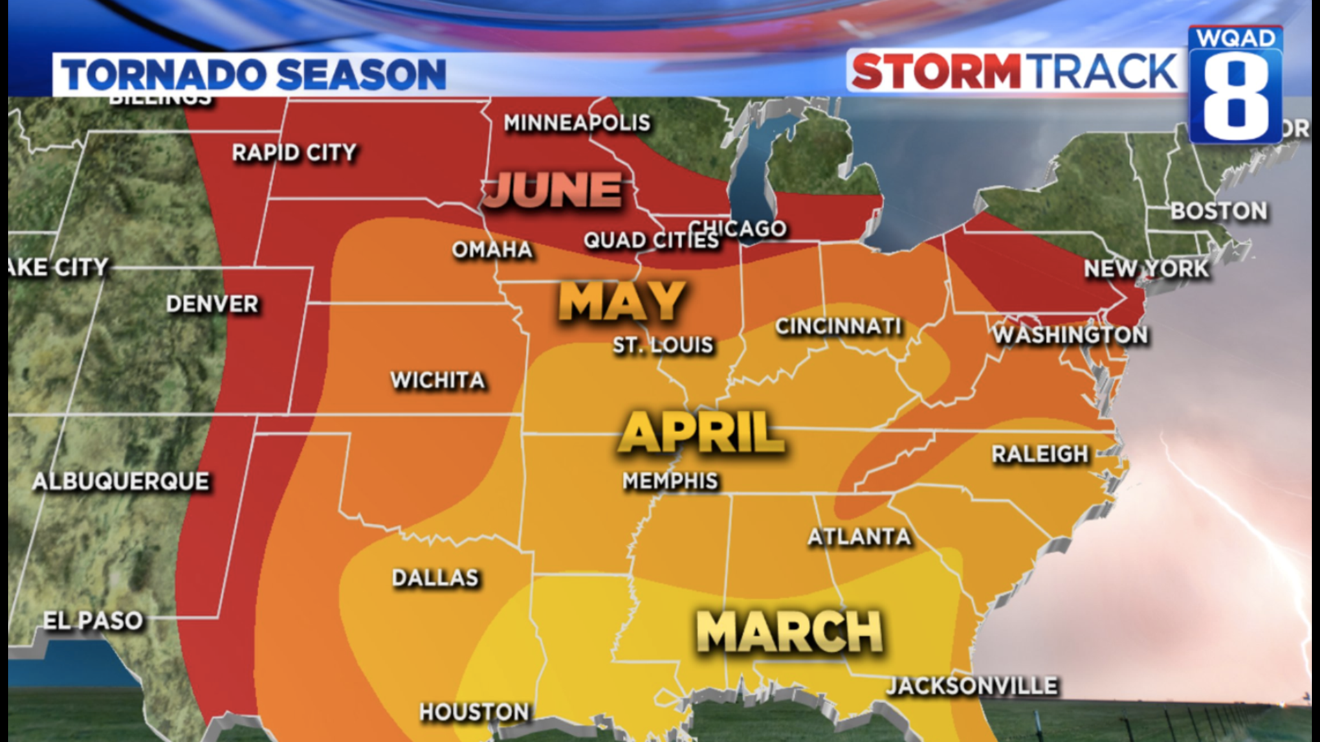 Are you ready? Tornado season begins now, peaks in May | wqad.com