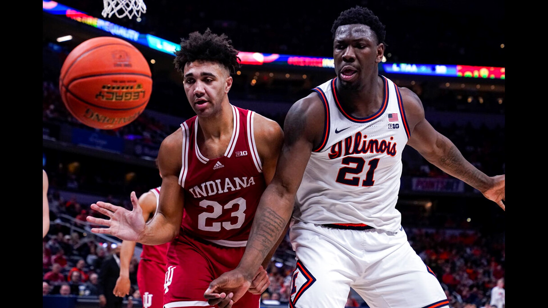 The Hoosiers move on to face Iowa in the semifinals on Saturday while Illinois waits to hear their seeding on Selection Sunday.