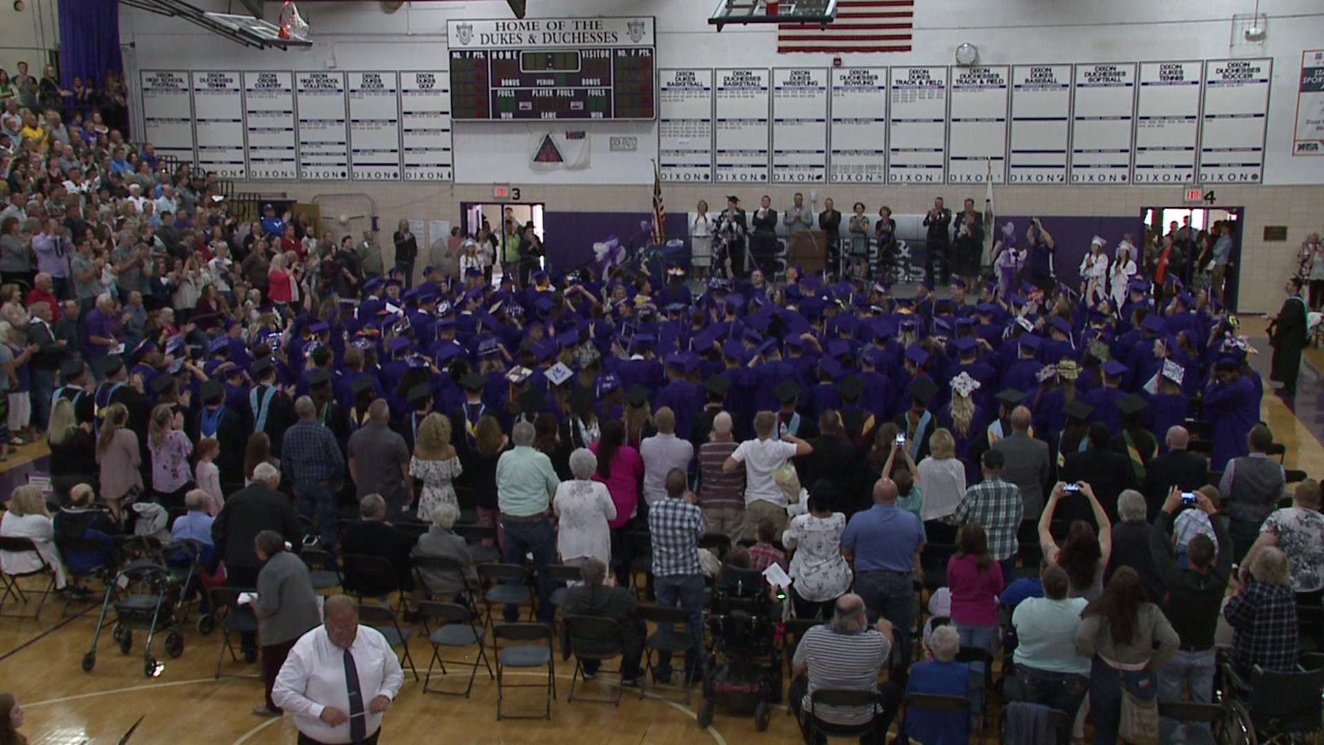 Dixon High School honors heroes at graduation ceremony