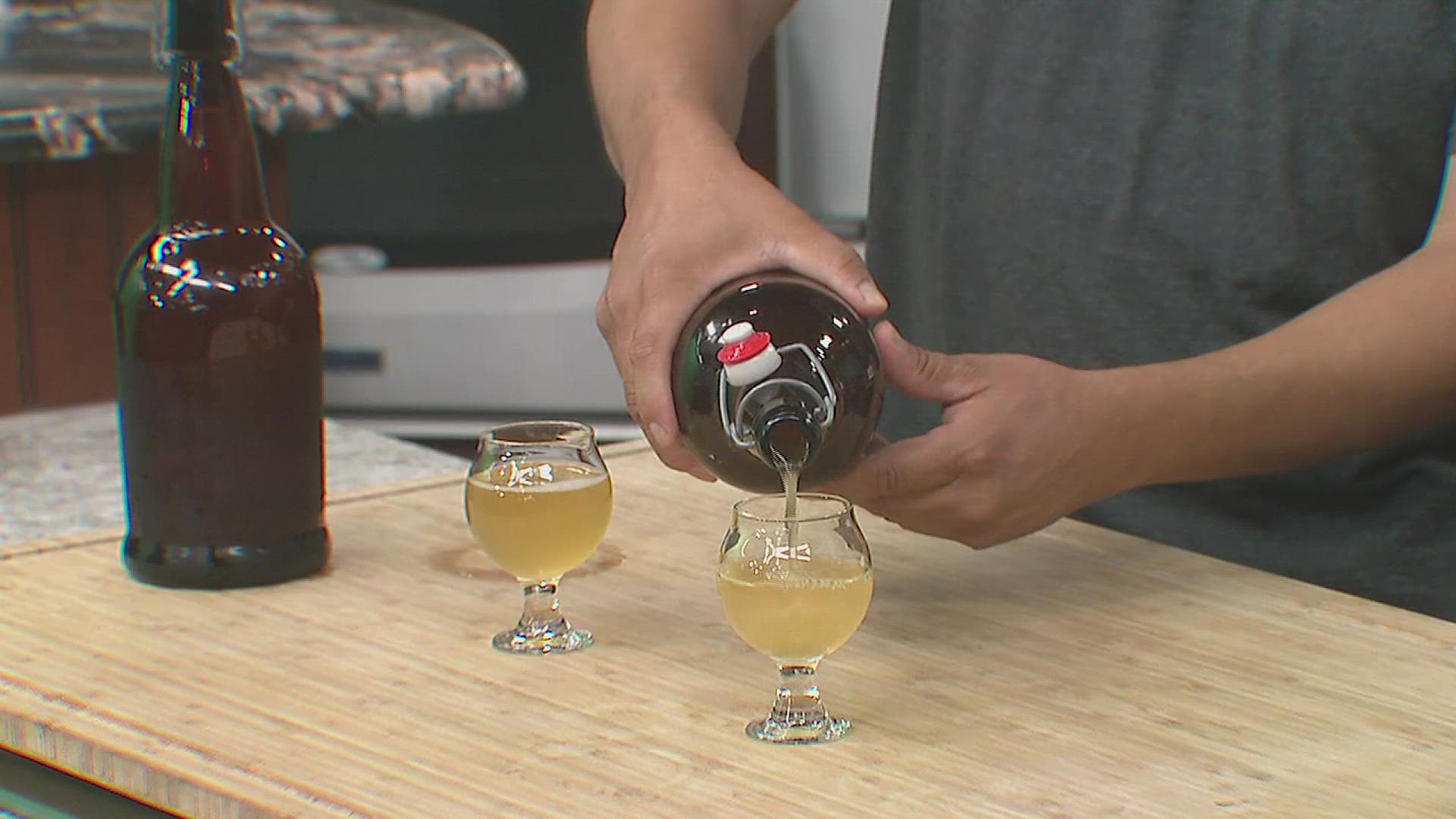 The young coffeehouse/brewery brings the best of both brews to Eldridge, and they shared a historic beer with WQAD: the first one brewed in the city.