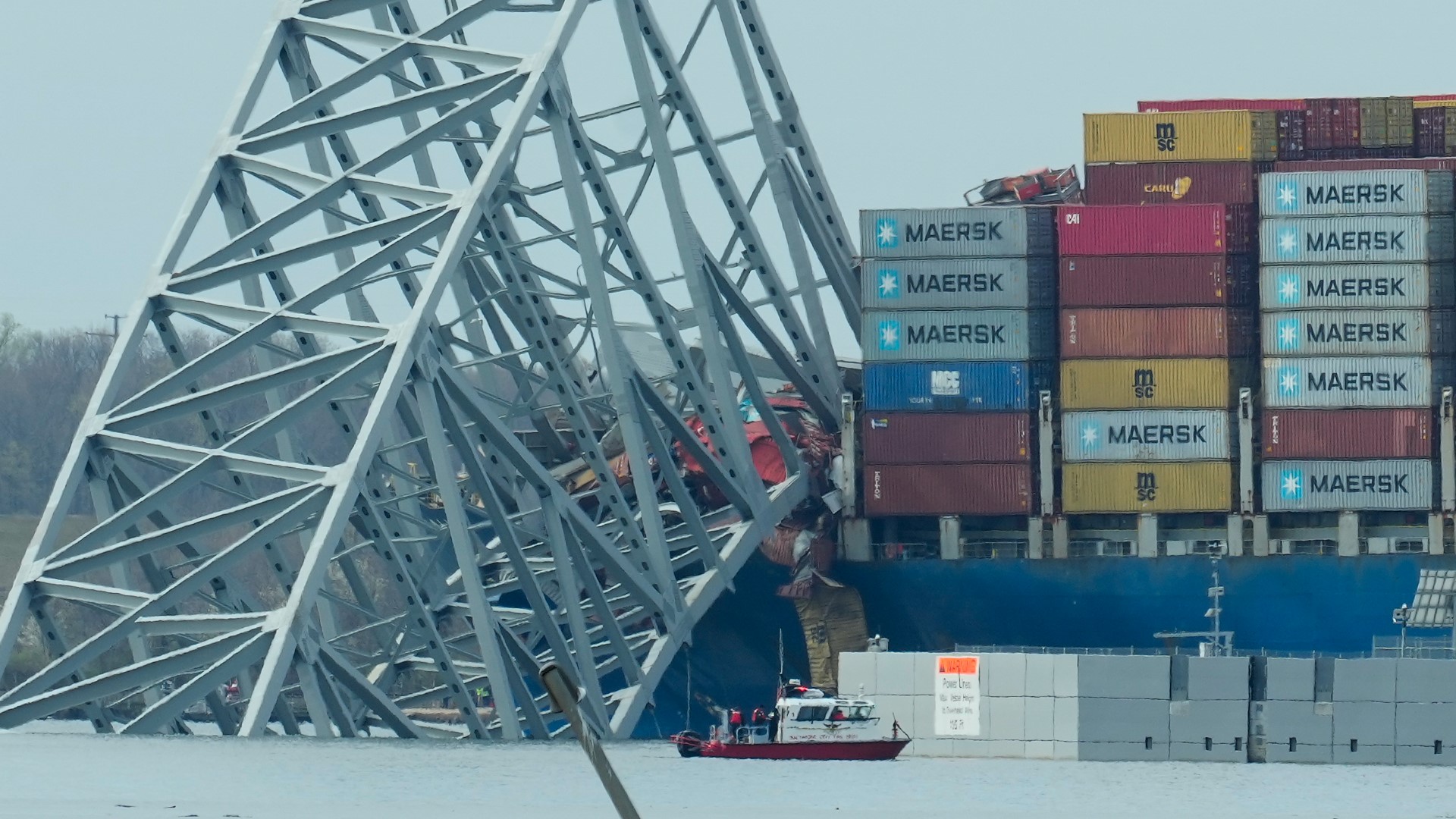 Six people remain missing after a cargo ship collided with the Francis Scott Key Bridge. The US Secretary of Transportation Pete Buttigieg is traveling to Maryland.