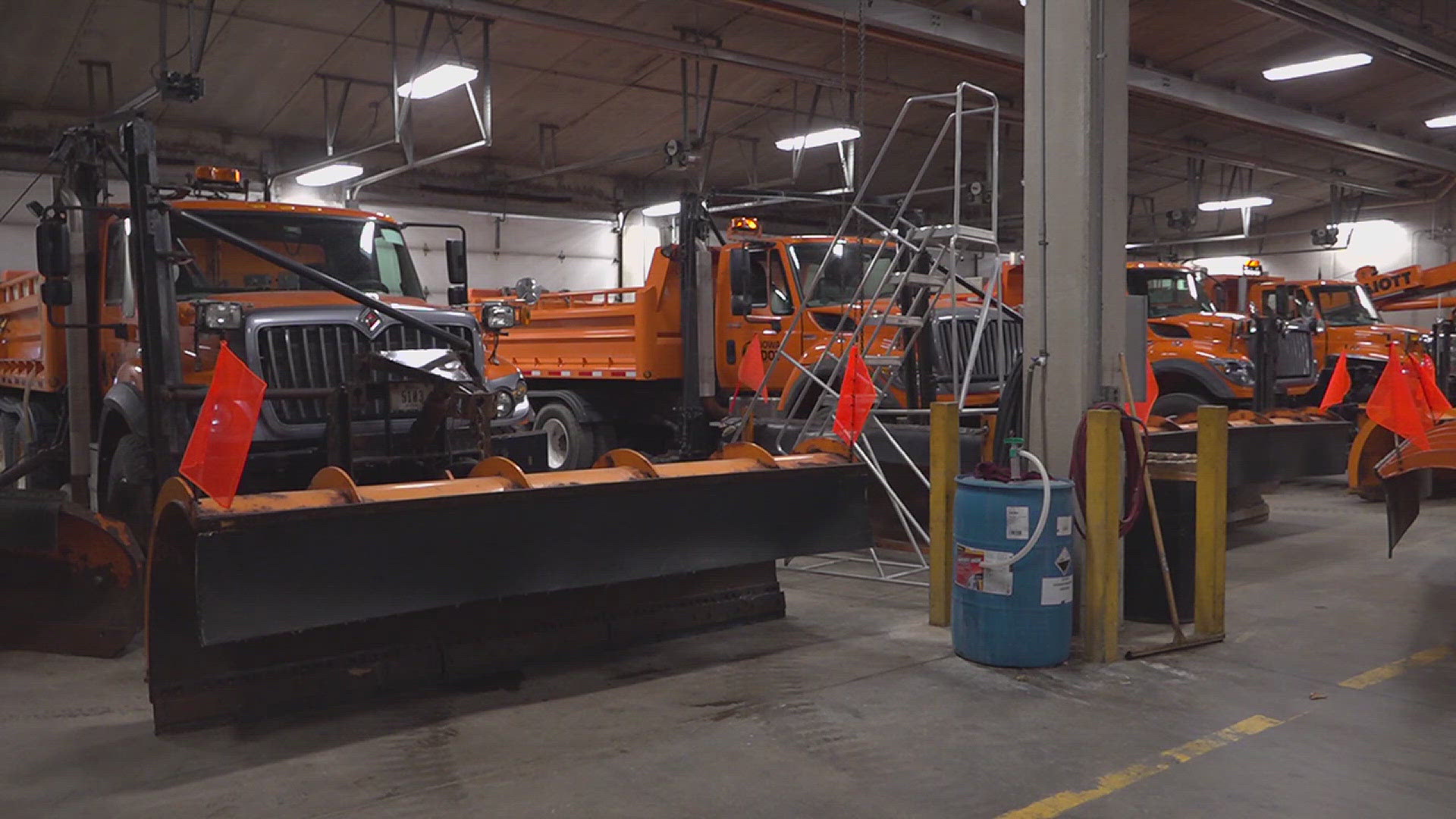 Local crews are responsible for maintaining nearly 500 miles of highways when the snow starts falling.