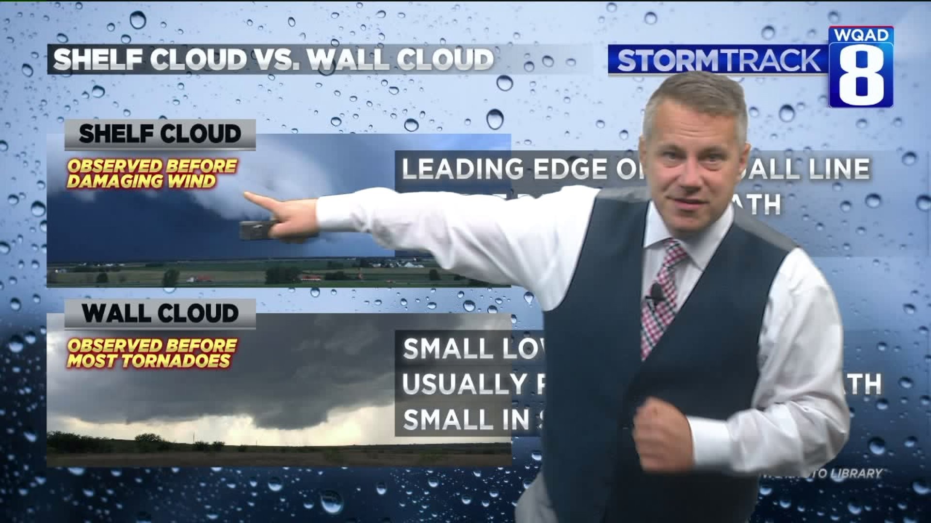 Do you know the difference between a shelf cloud and a wall cloud