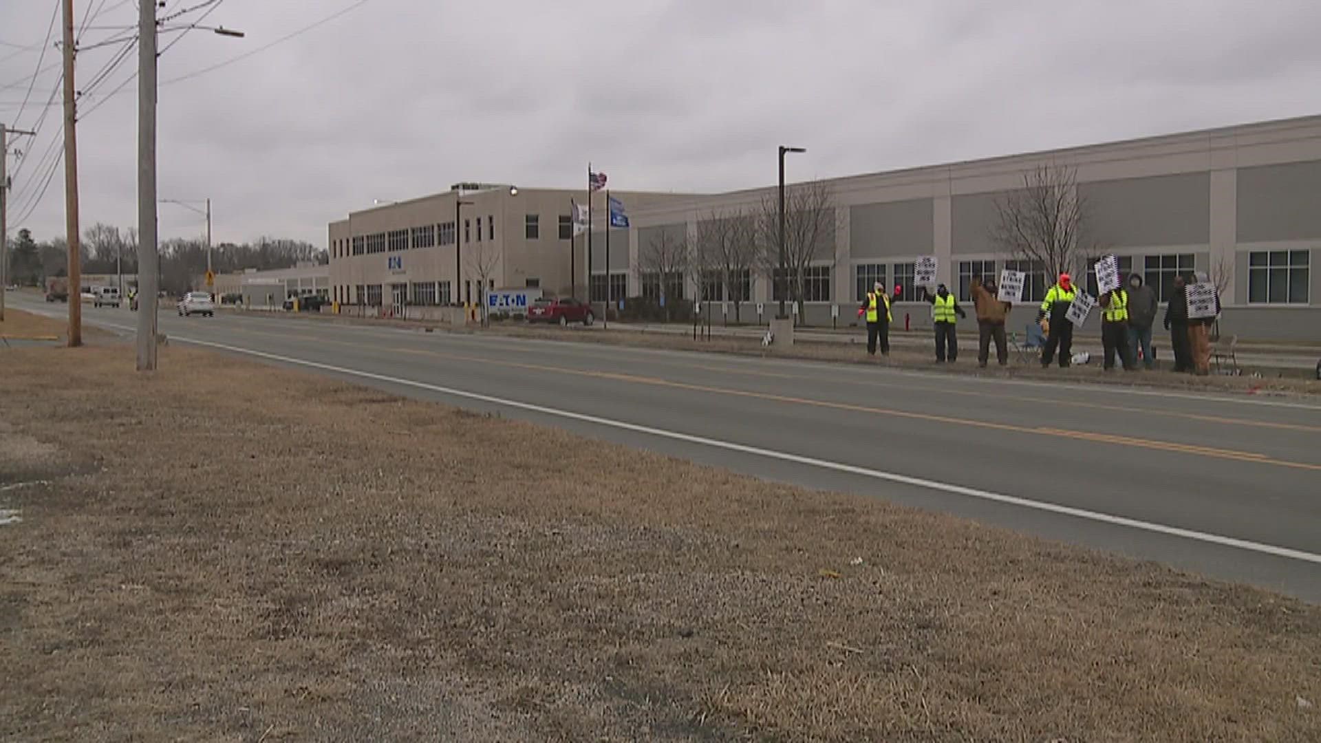 IAM officials say a new contract offer was unattainable after two days of negotiations. Roughly 365 union members remain on strike against Eaton Corporation.