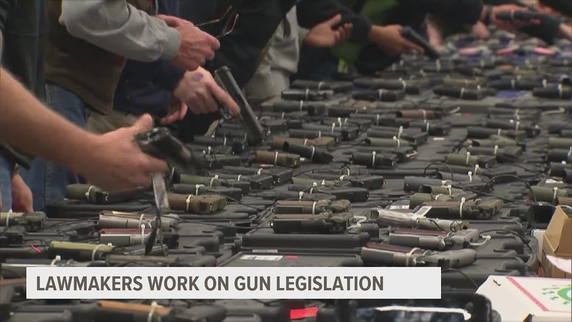 The top proposals include background checks on gun stores, gun shows and online sales.