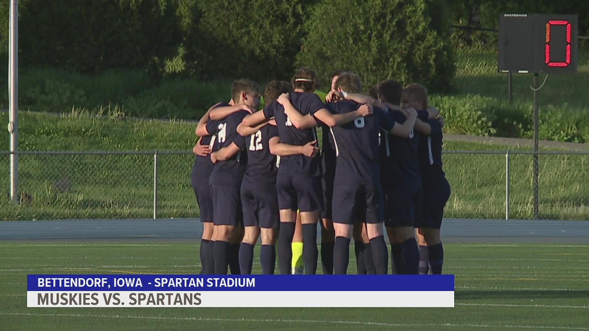 The battle of unbeatens went the Spartans' way in a 5-0 win on Monday night.