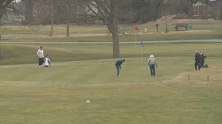 Palmer Hills Golf Course in Bettendorf opened today