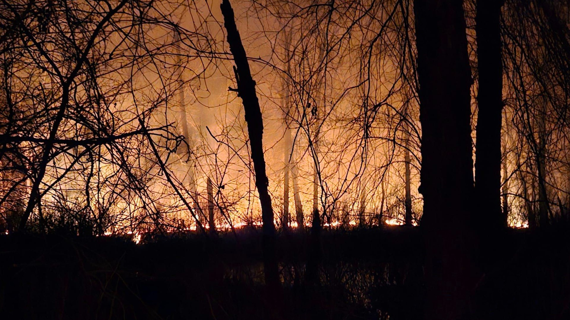 Wapello firefighters are working to tame an ongoing brush fire, drivers along Highway 61 may notice decreased visibility. Clinton County is also issuing a burn ban.