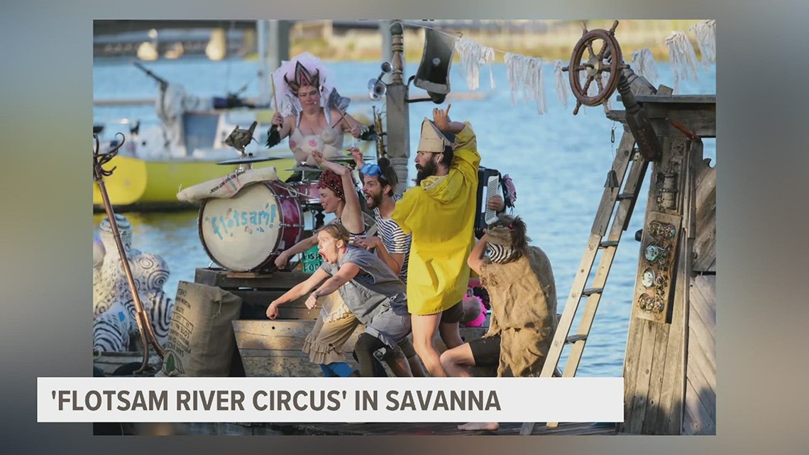 Flotsam River Circus holding free performances along Mississippi