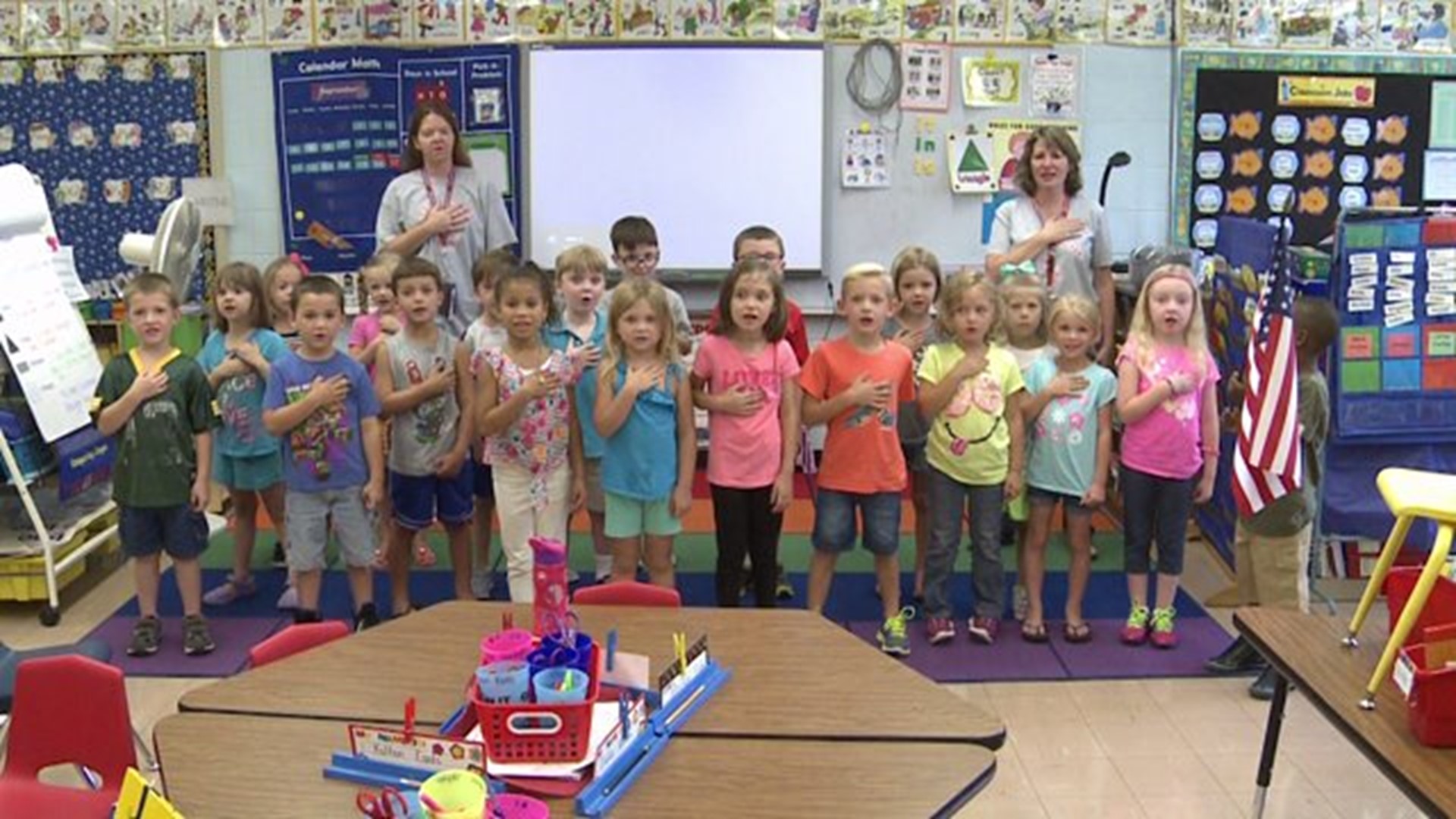 The Pledge from Mrs. Connelly`s class at Northside Elementary