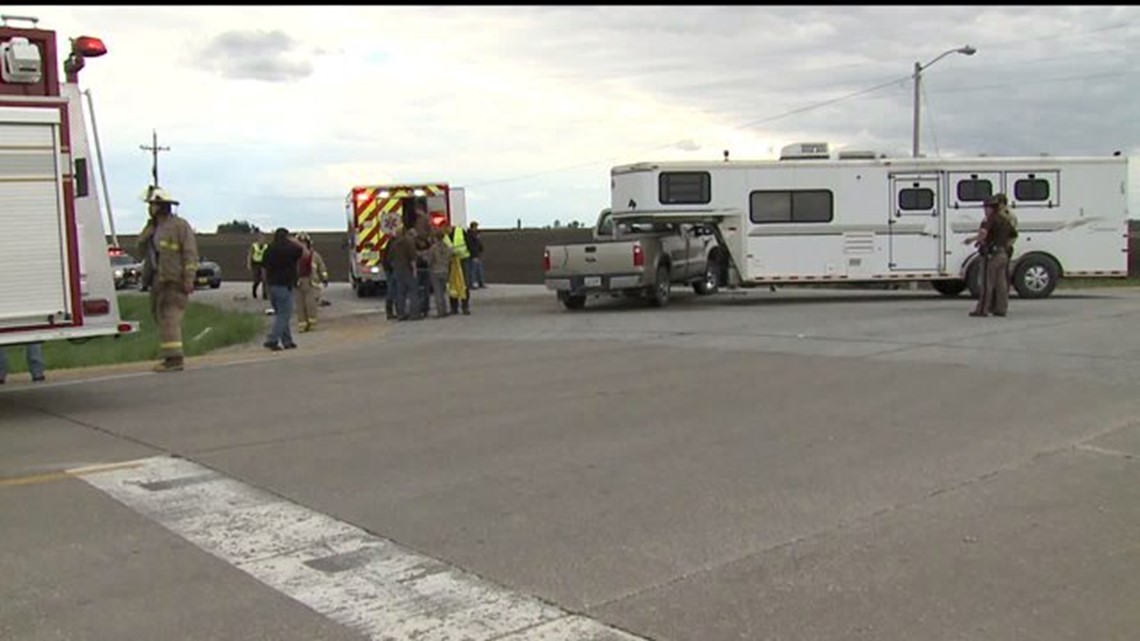 Collision south of Dixon, IA sends three to the hospital | wqad.com