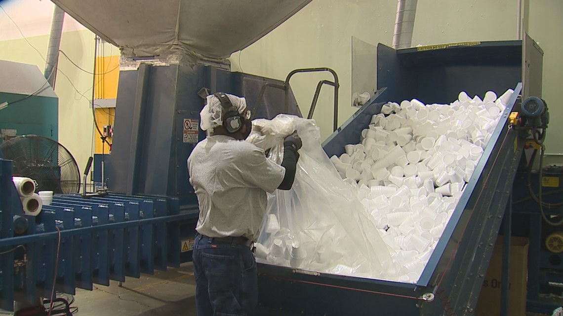 PHOTOS 2 companies working to increase amount of Styrofoam recycled in