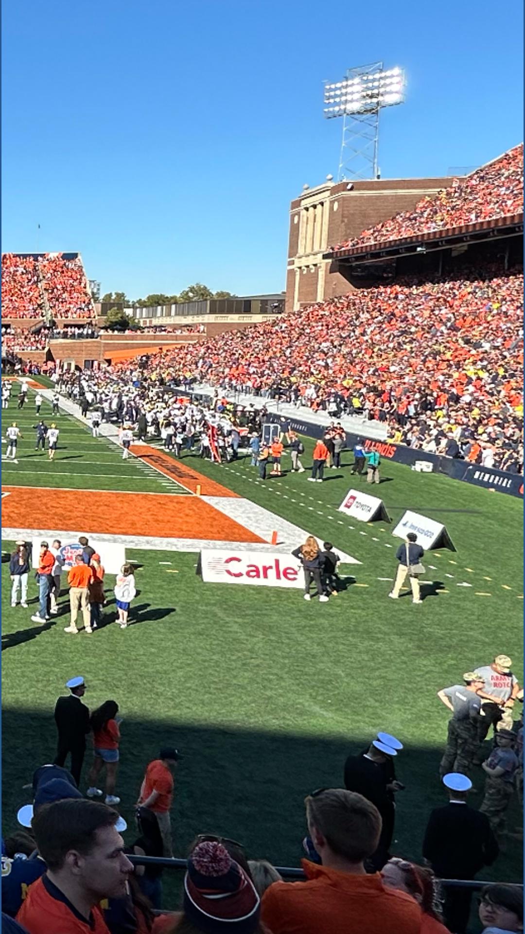 Illinois' football home is now known as Gies Memorial Stadium after ...