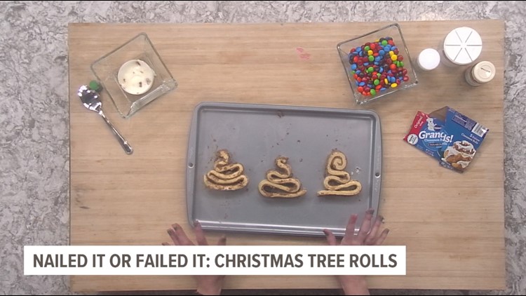 NAILED IT OR FAILED IT: Christmas Tree Cinnamon Rolls