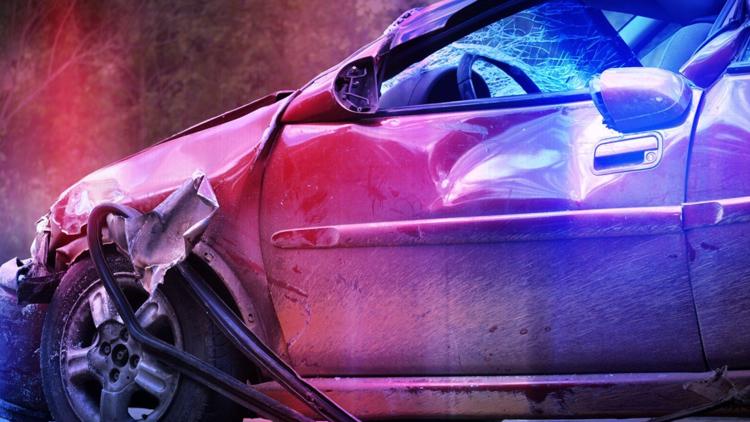 2 injured after car crashes into tractor near Walcott