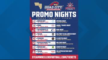 Quad City Steamwheelers have 8 home games planned for 2025 season
