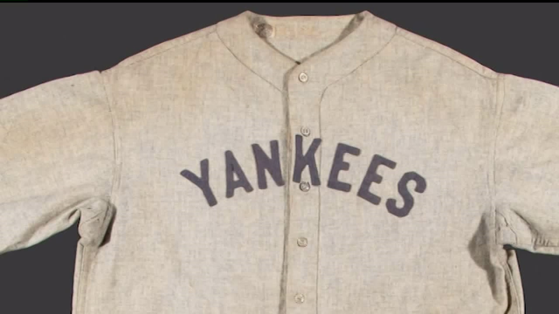 Babe Ruth`s jersey sold at auction for a record-breaking $5.6 million