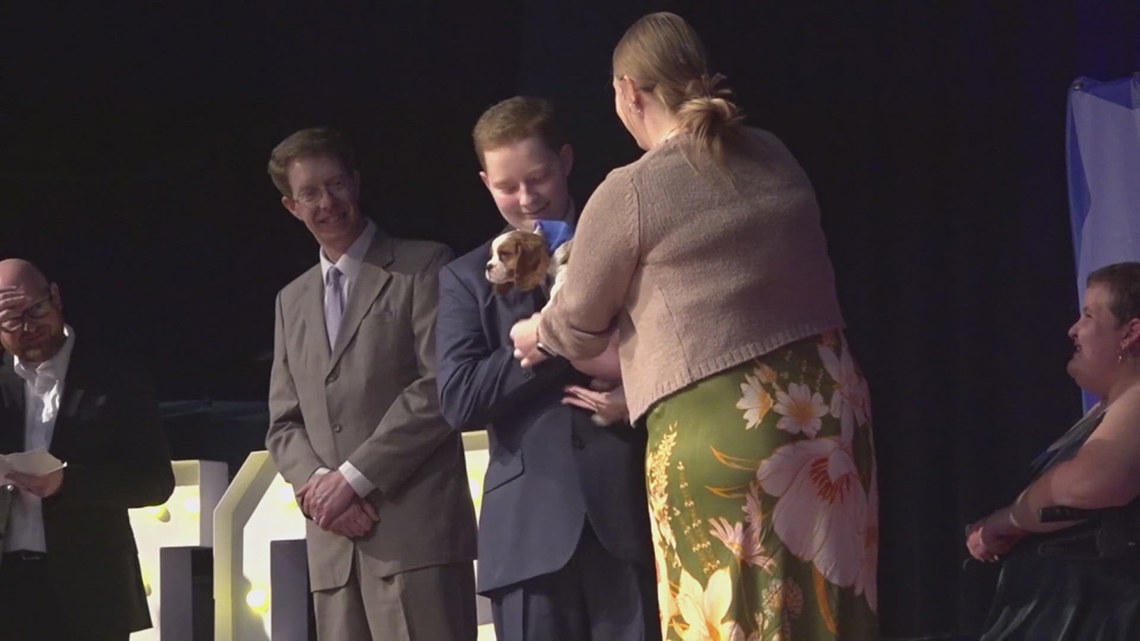 Make-A-Wish Iowa grants 5,000th wish: a puppy for a teen battling leukemia