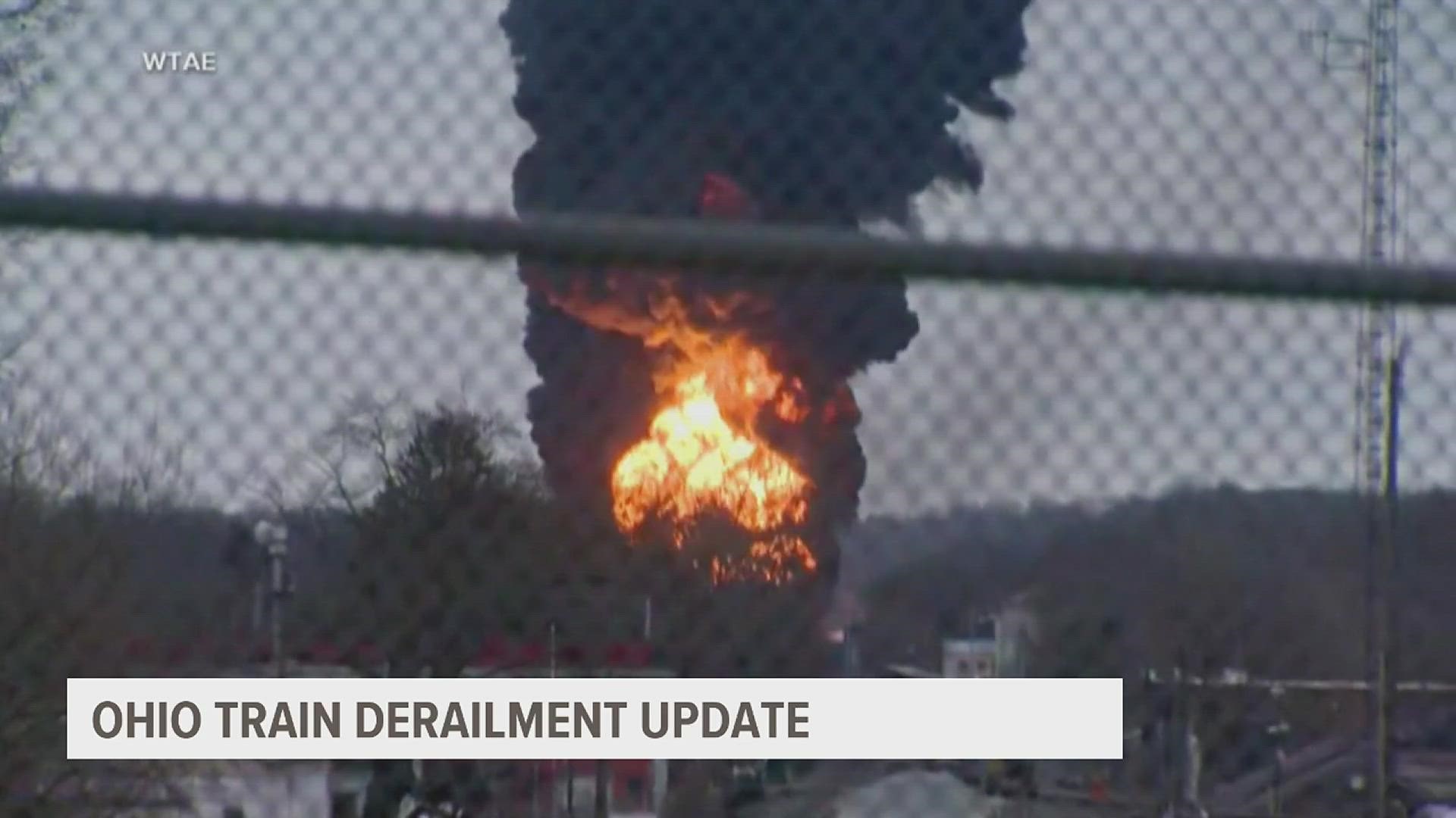 Ohio Gov. Mike DeWine and state officials provided an update on the fallout from the trail derailment in East Palestine.