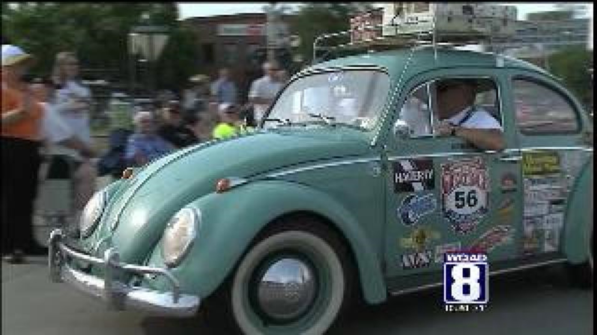 Classic Cars Take \"Great Race\" Through Quad Cities