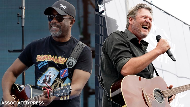 Things to know if you plan on seeing Darius Rucker or Blake Shelton at the JDC this weekend