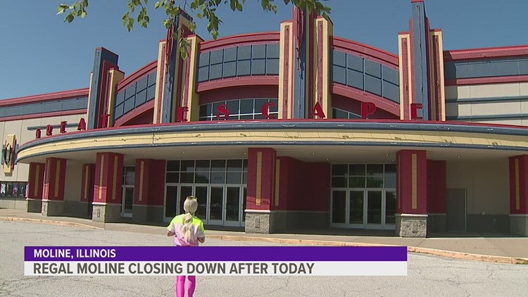Regal Theater in Moline closing down after Thursday, July 20