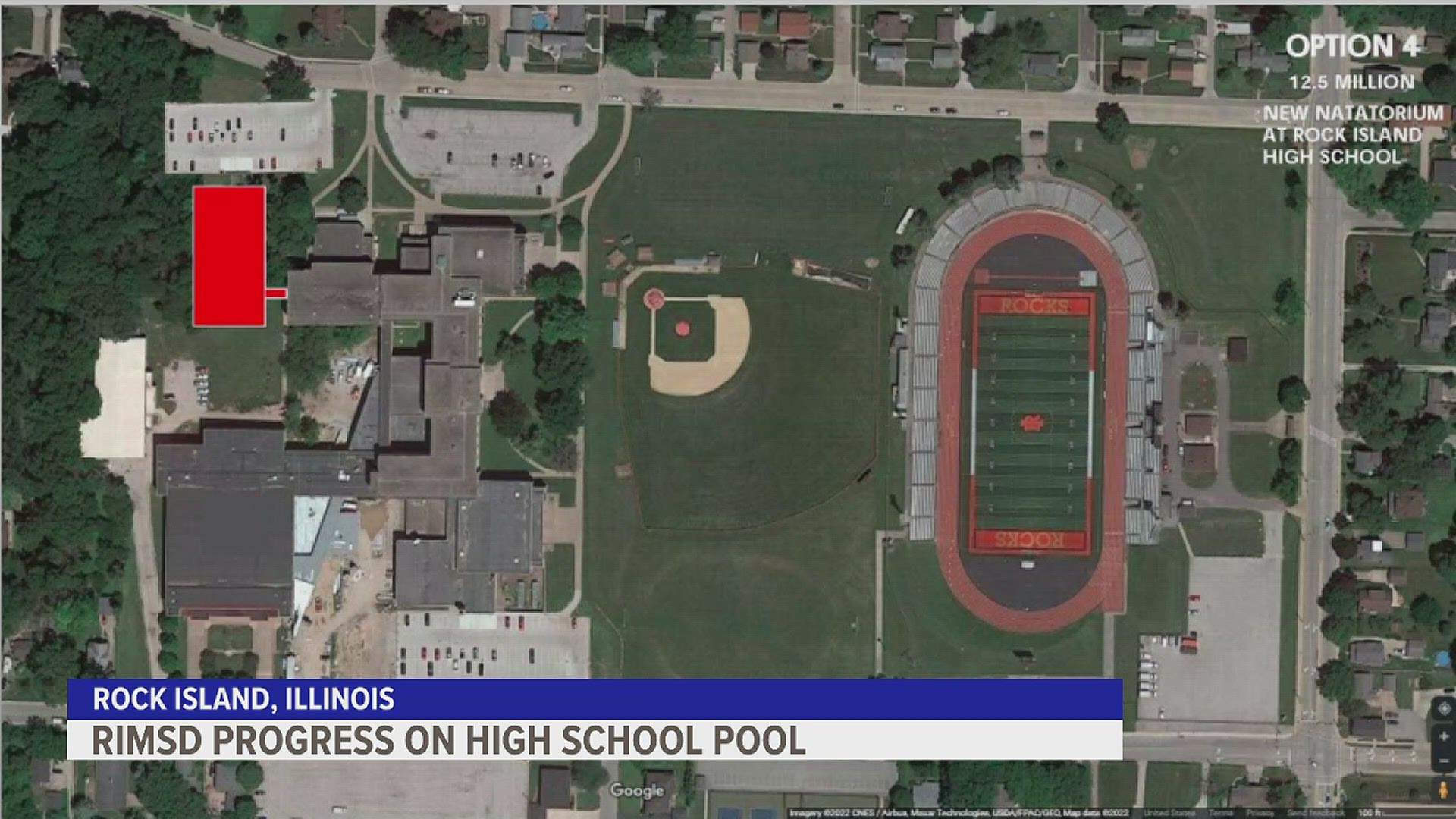 The Rock Island Milan School District board is looking at building a new facility for the pool, which need an additional $10 million in funding.