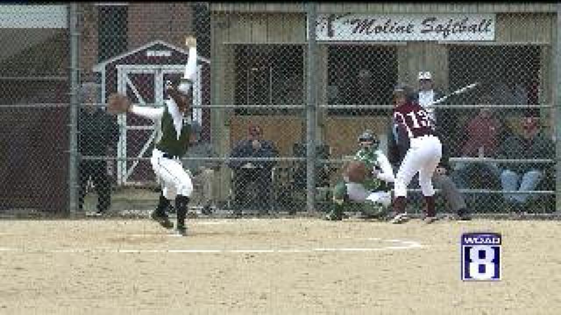 Moline Over Alleman In Softball