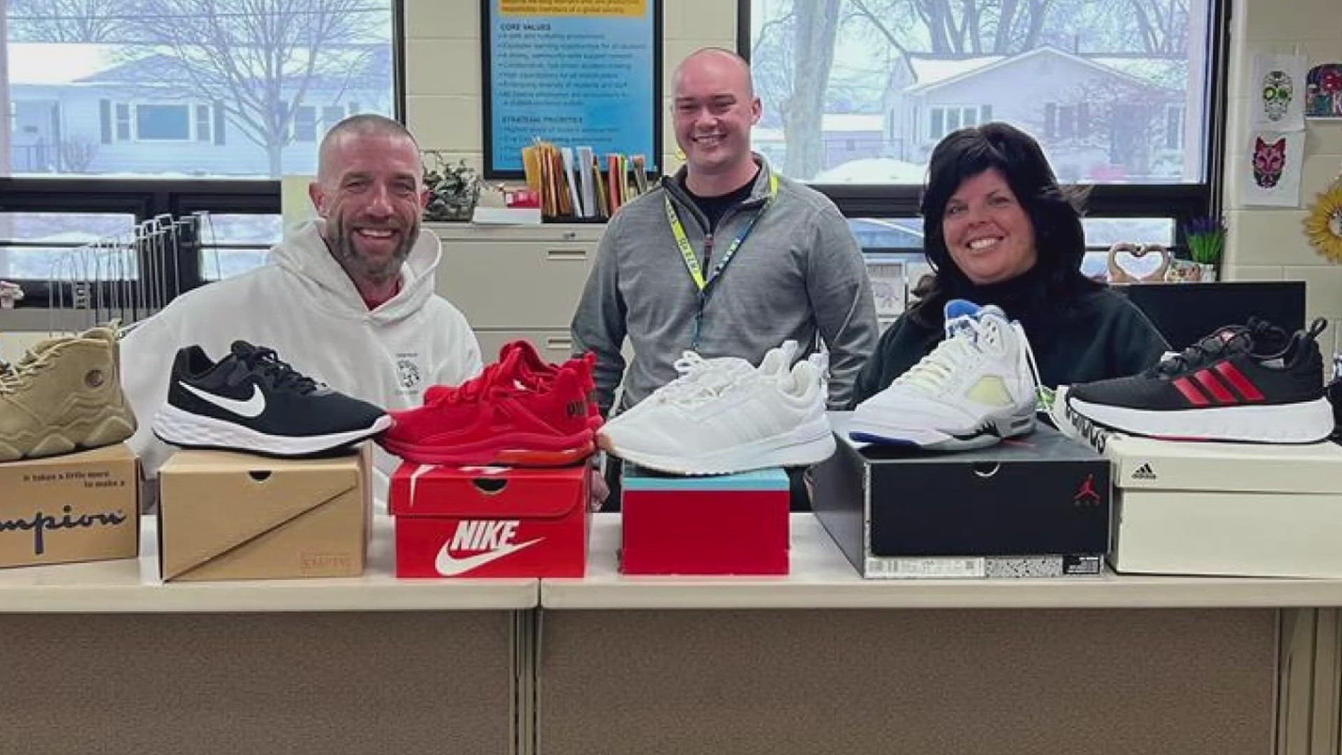 The group was founded by a Coal Valley man in 2023. In its first year, "Kicks For Kids" donated 150 pairs of shoes to local foster kids and students.