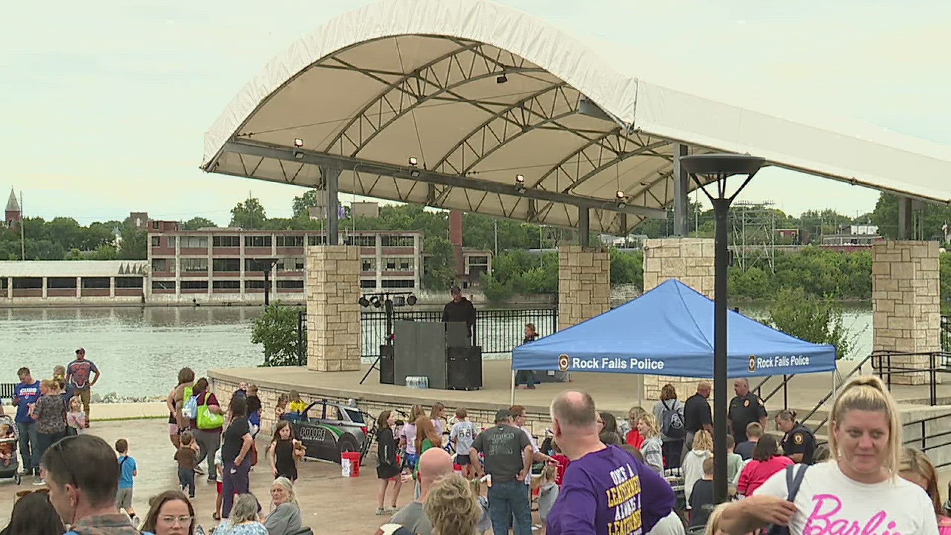 The annual event brings together police officers and first responders with the surrounding community.