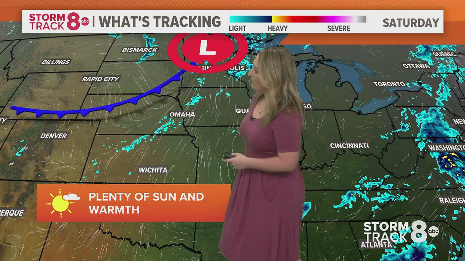 Summer-like warmth through the weekend. Keeping an eye on severe storms for Tuesday.