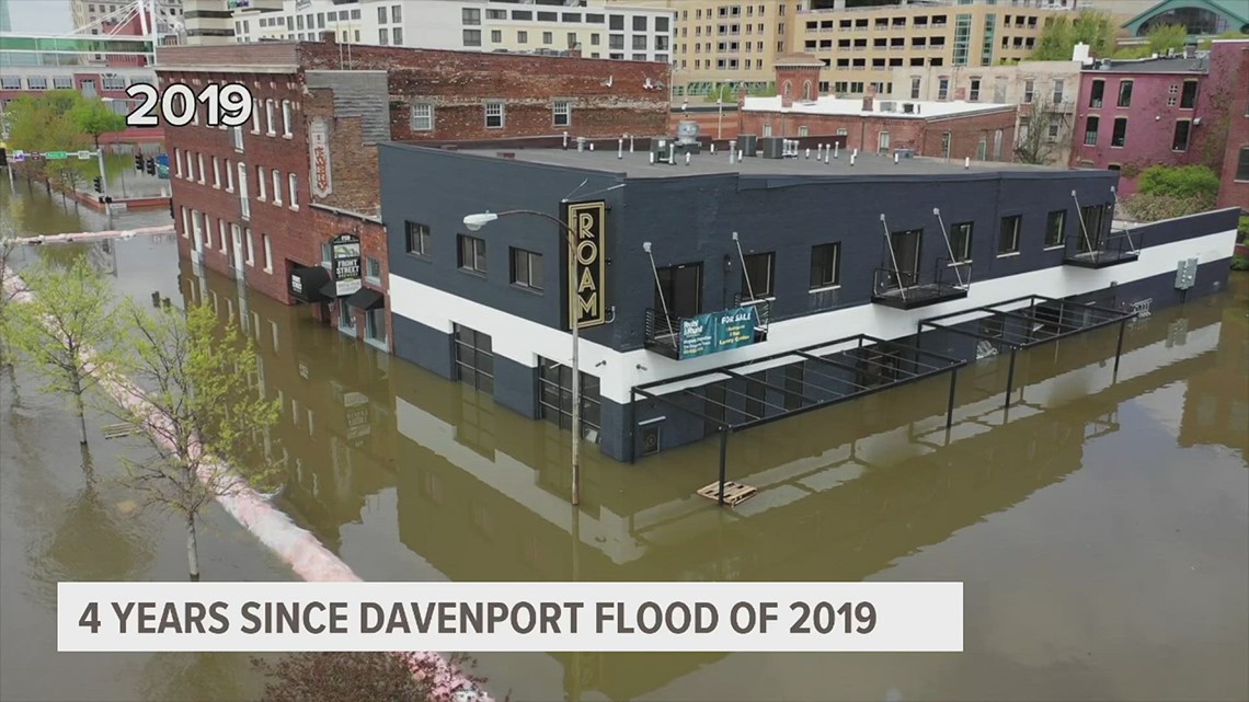 4 Years After Davenport's 2019 Flood: How Businesses Feel Now | Wqad.com