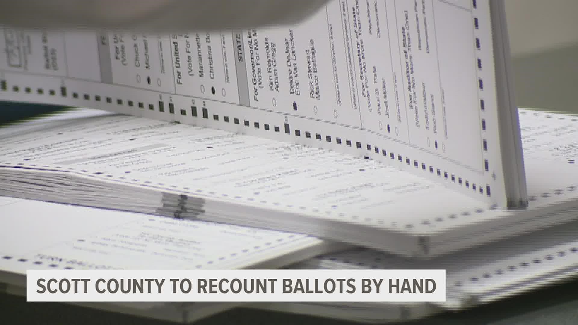 Auditor Kerri Tompkins said that 23,000 absentee ballots need to be recounted after 470 ballots weren't counted in the official total.