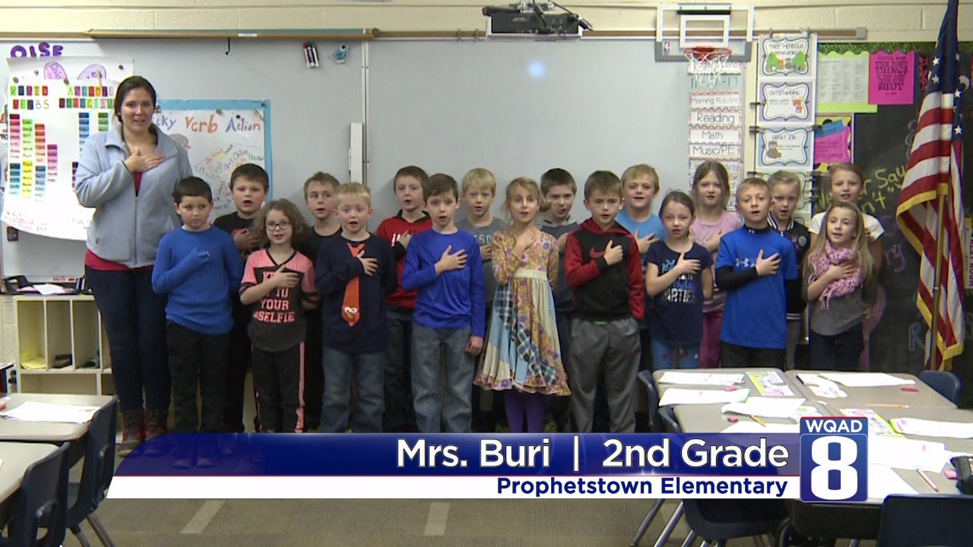 Pledge from Mrs. Buri`s 2nd grade class