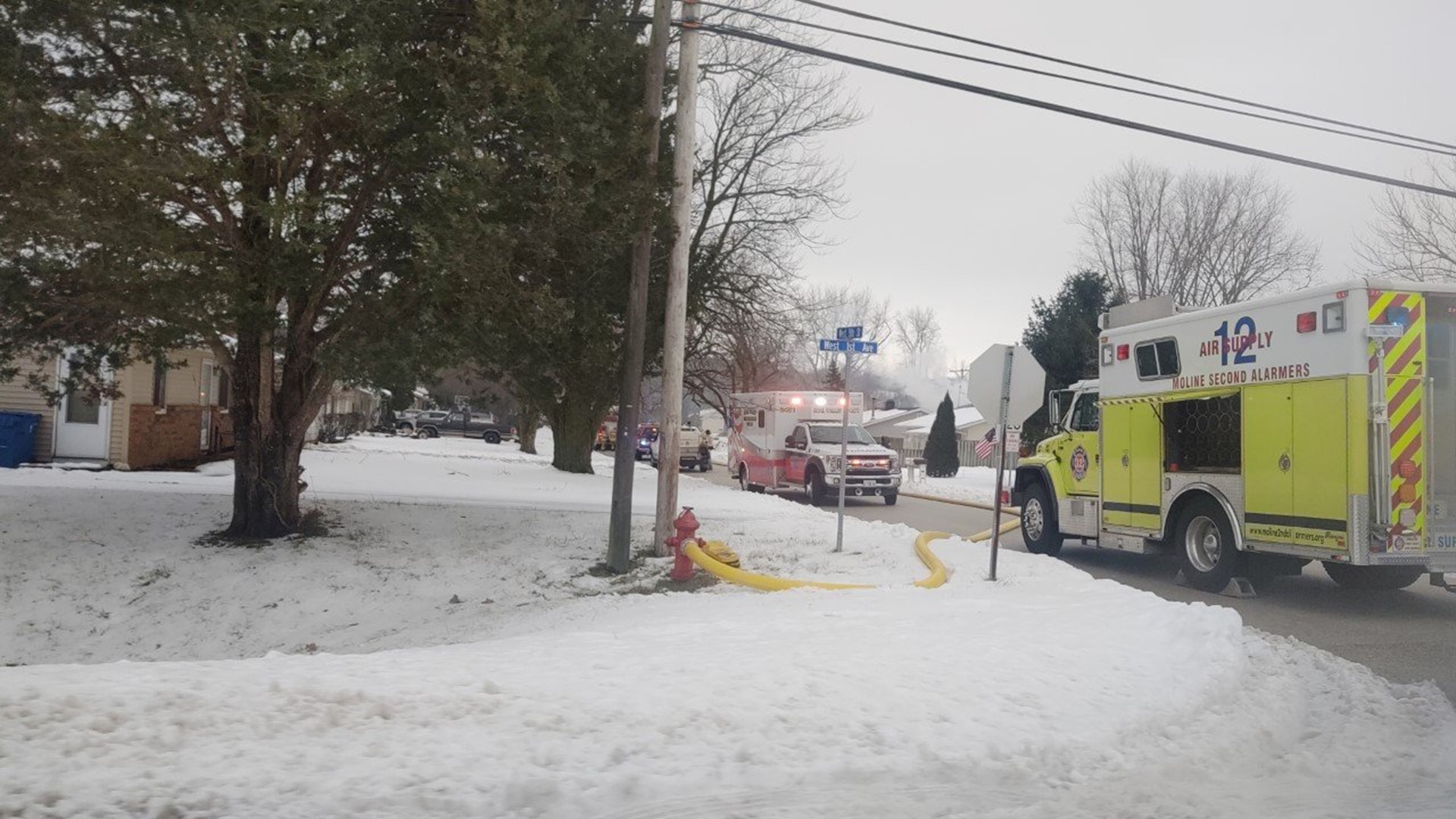Fire at Coal Valley home destroys garage, residents escape