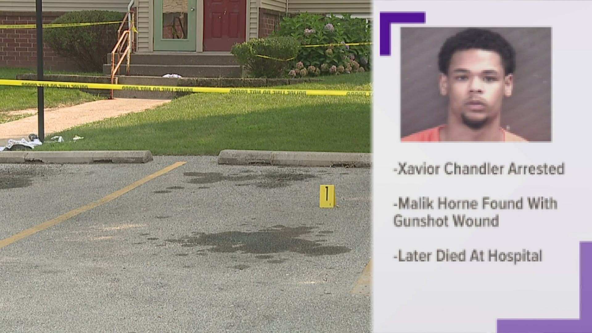Xavior Chandler has been arrested in connection with the death of Malik Horne.