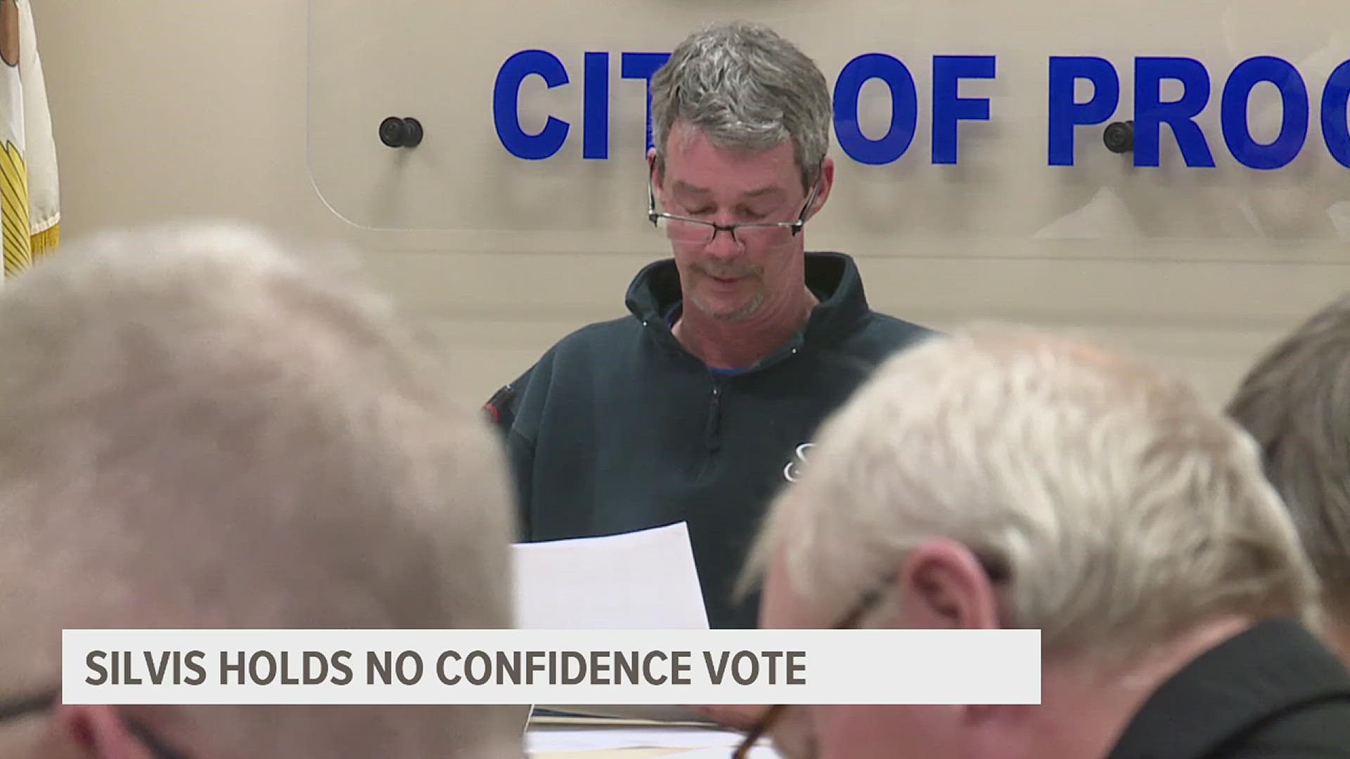 Three city council members called a special meeting, to bring up concerns about Silvis Mayor Matt Carter, holding a no confidence vote, ending in a 4-3 decision.