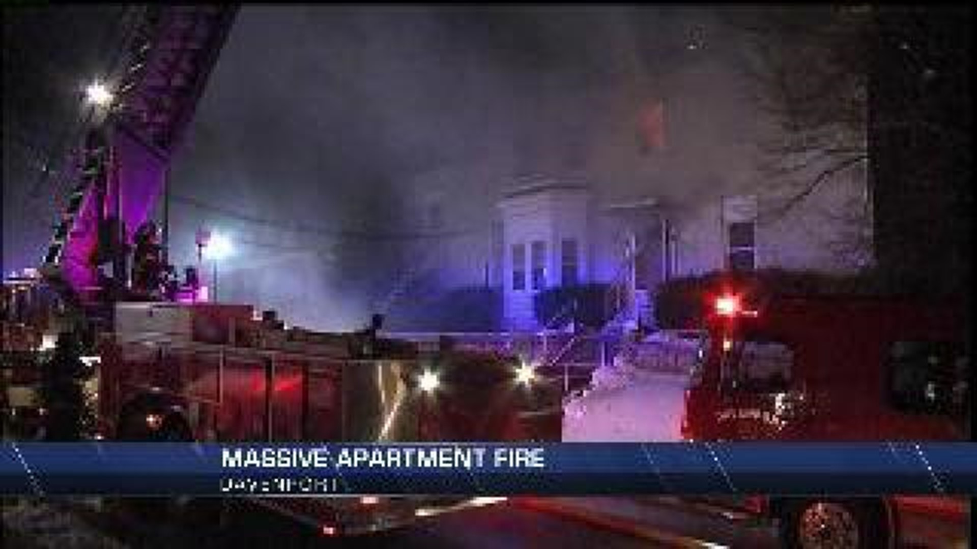 Davenport apartment fire displaces families
