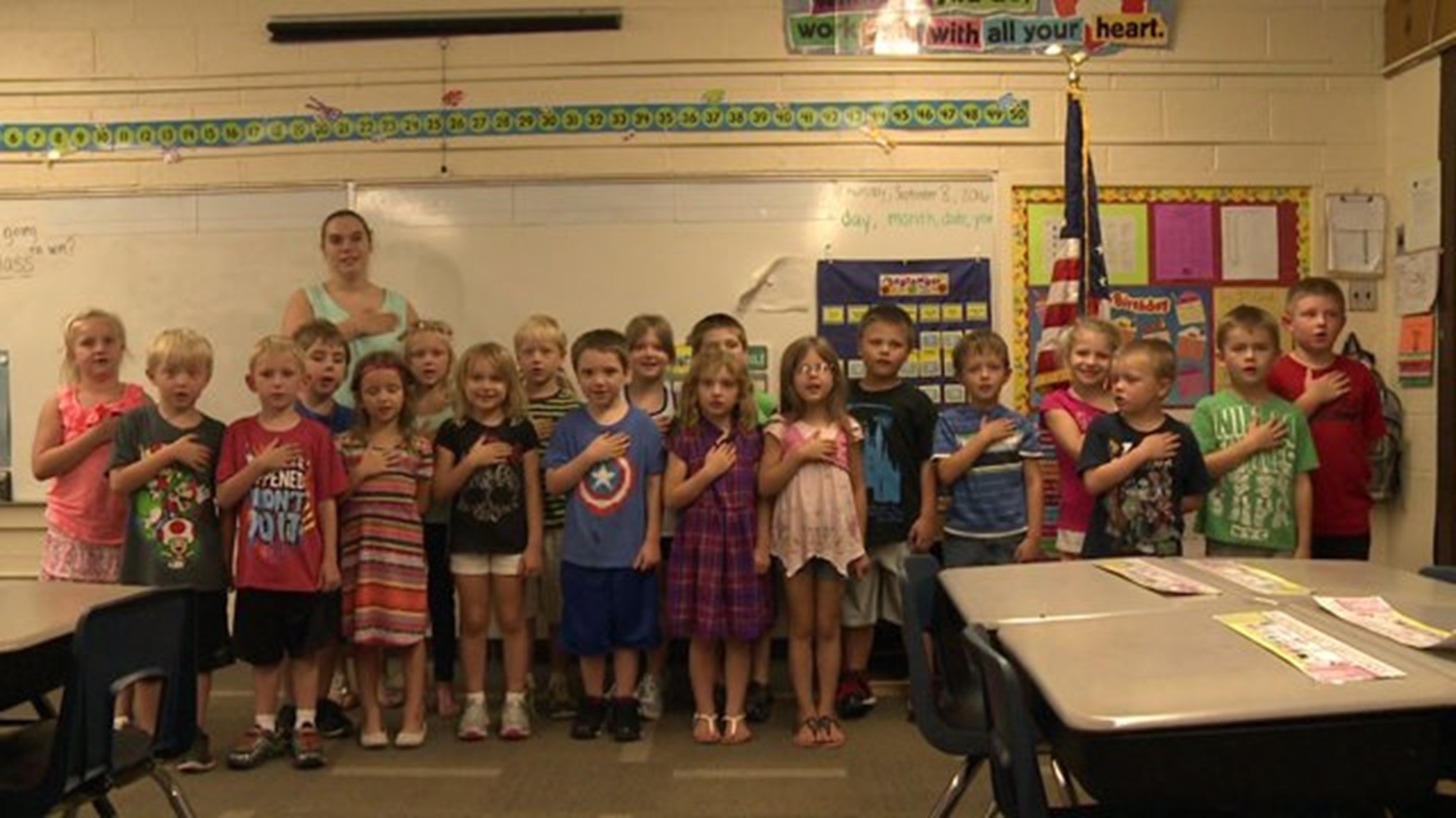 The Pledge from Ms. Gorsegner`s class