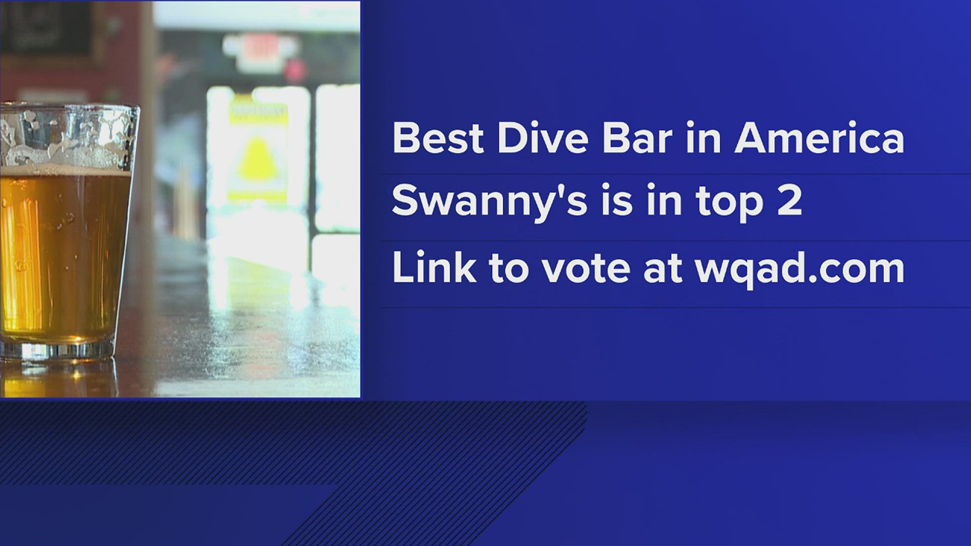 Out of 128 bars across the country, two bars are left, and one of them is from right here in the Quad Cities area.