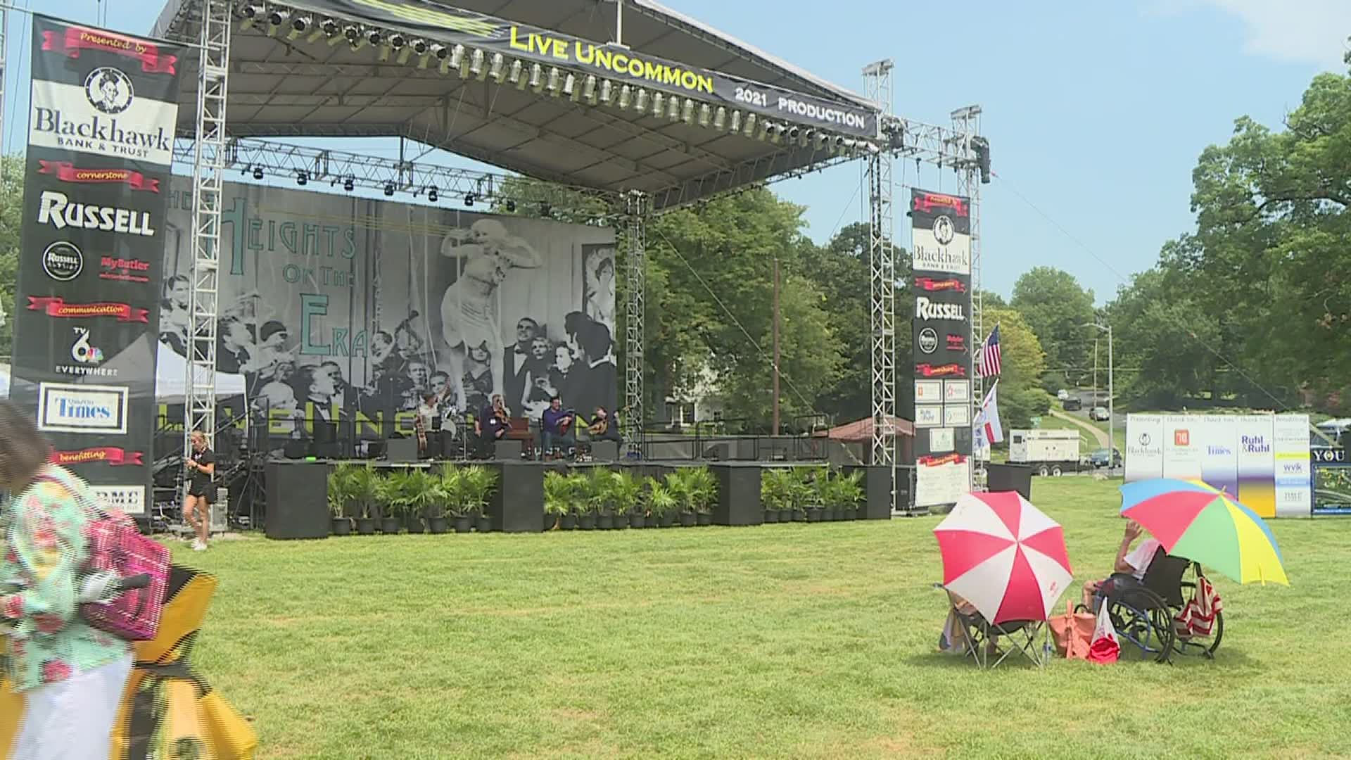 The jazz fest kicks off its first year.