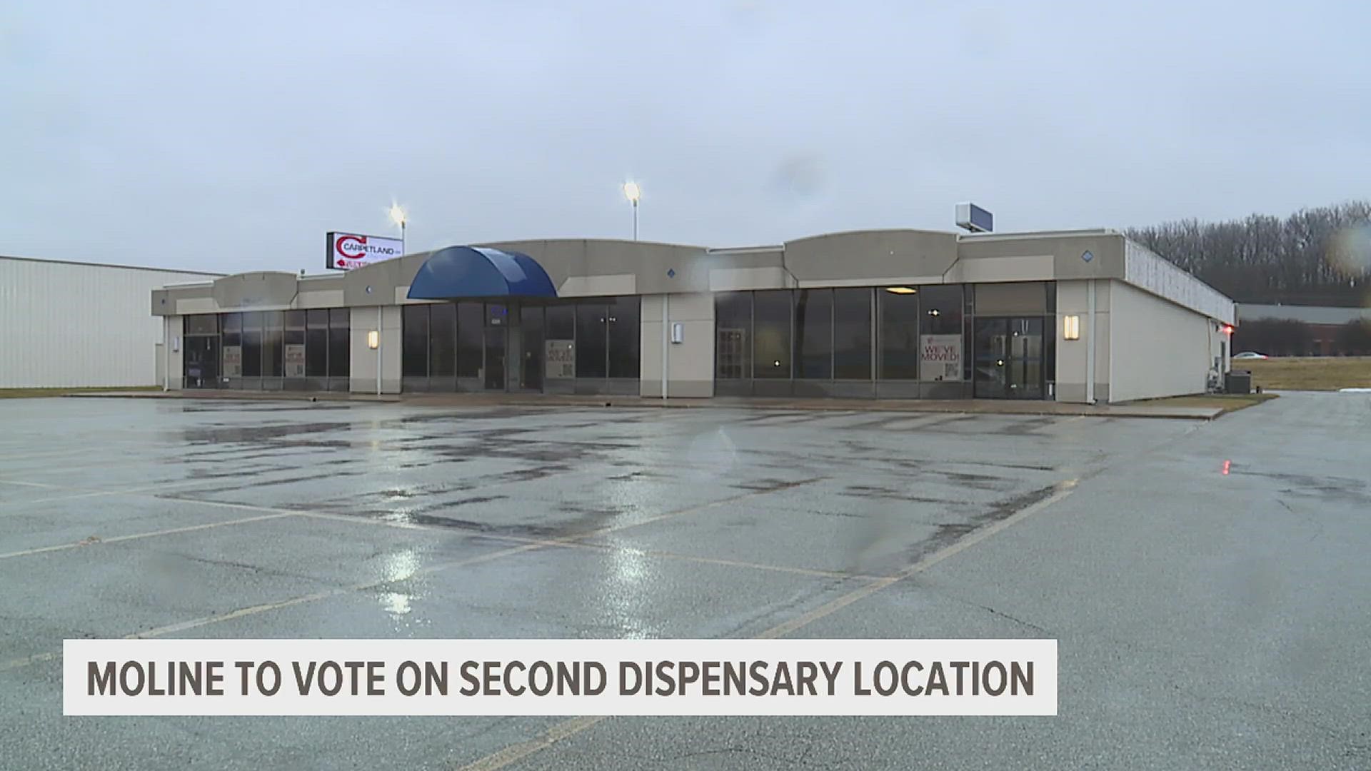 After a cannabis dispensary was approved for Avenue of the Cities, another is moving one step closer to reality, awaiting city council vote.