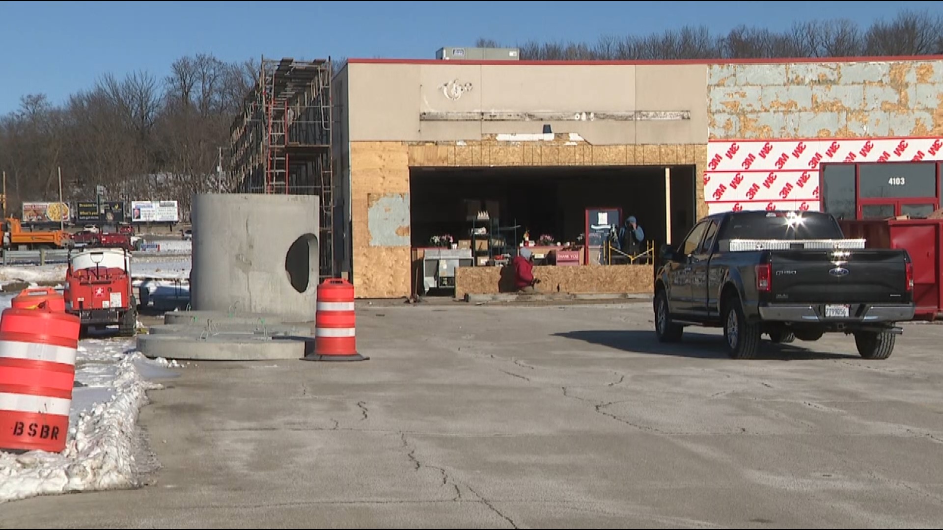 The Hungry Hobo on John Deere Road in Moline is under renovations and adding a drive-thru lane