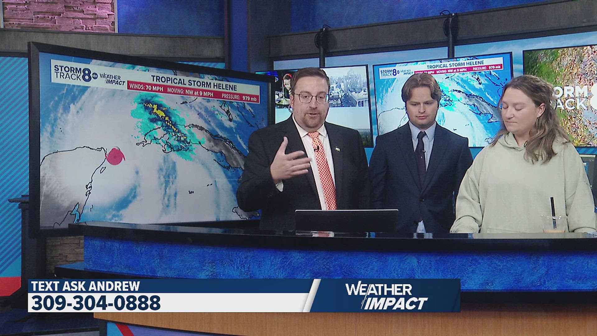 Storm Track 8 Meteorologist Andrew Stutzke is taking Ask Andrew Live every Wednesday from 9-9:30 a.m. Send your questions now at 309-304-0888.