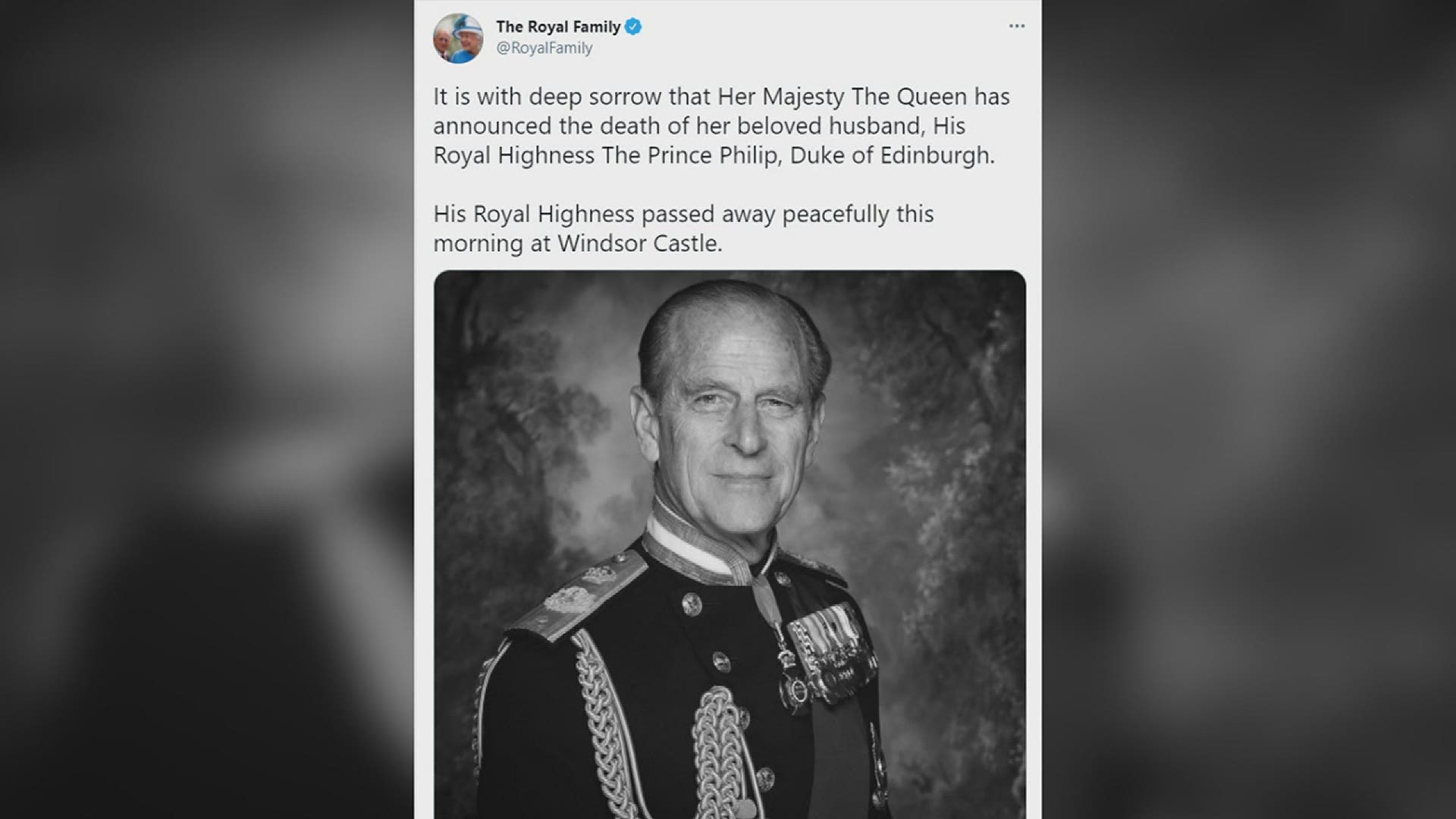 Prince Philip has passed away at age 99.