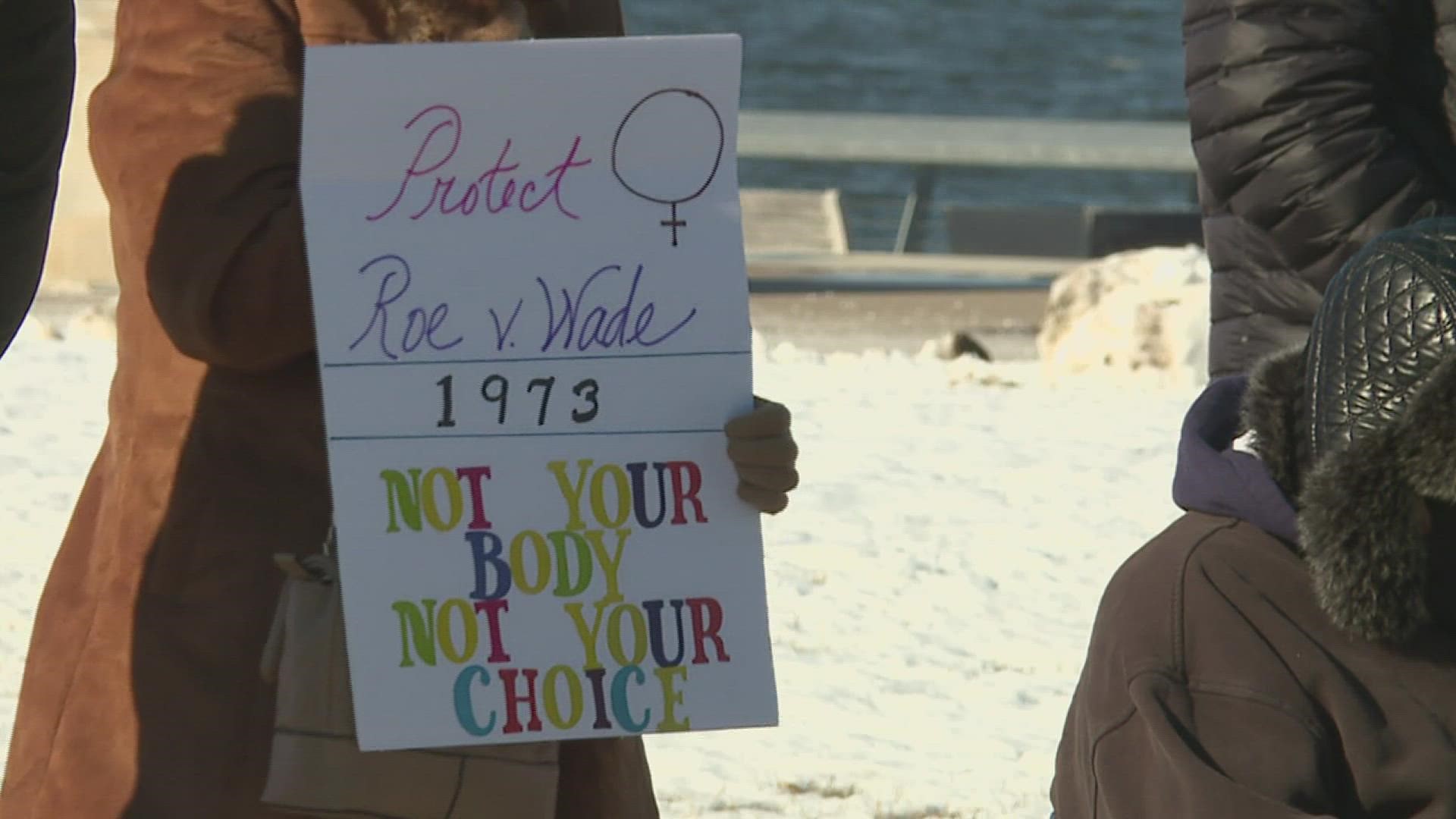 On Saturday, Jan. 22, local leaders and activists rallied in Rock Island to support a woman's right to choose.