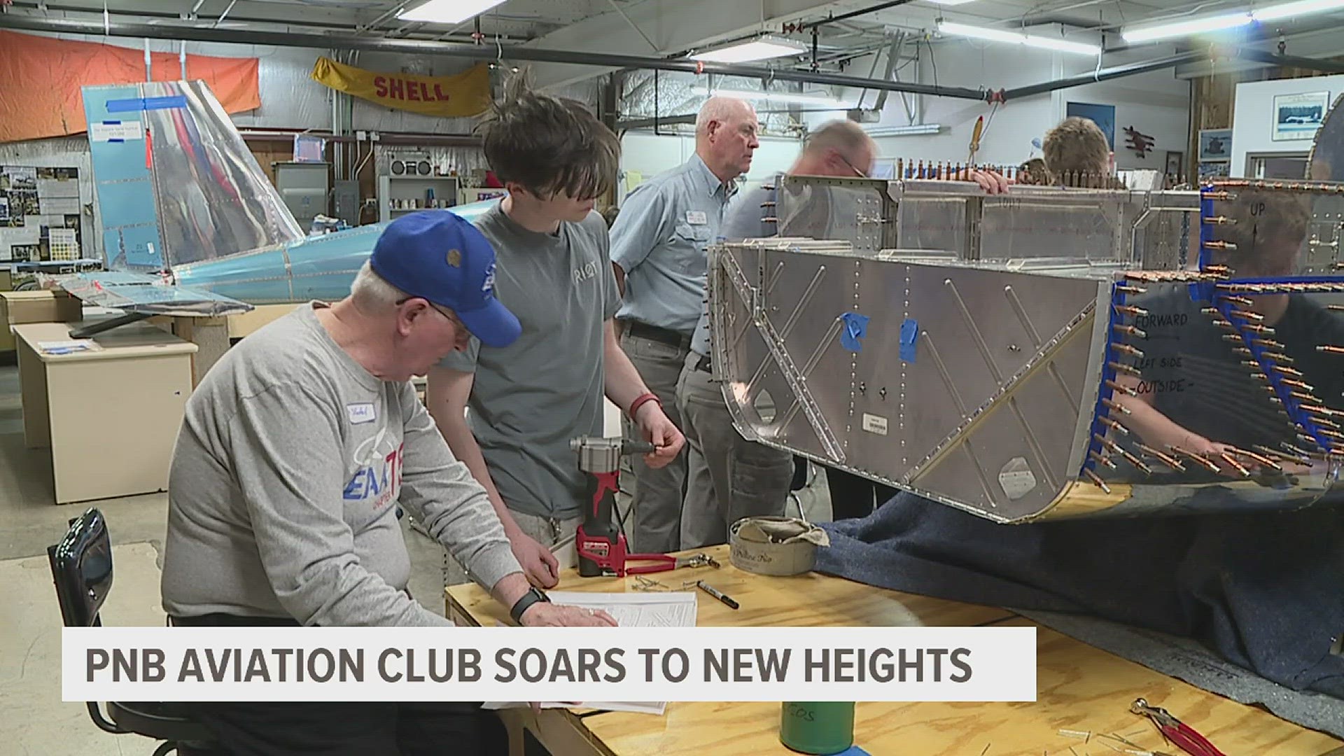 For the past two school years, the PNB Aviation Club has been hard at work building a RV-12iS model aircraft.